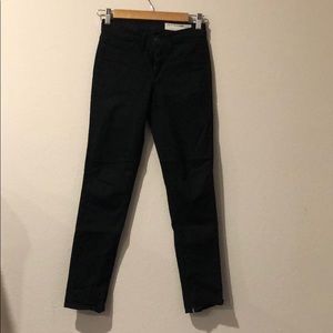 Rag & Bone Skinny Ankle Zipper Jeans